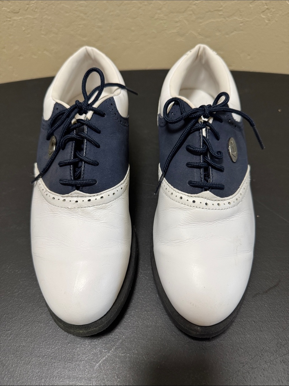 Nike Women's Navy and White Golf Shoes